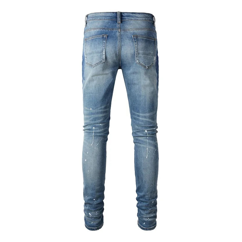 "Shiny Blue" Jeans