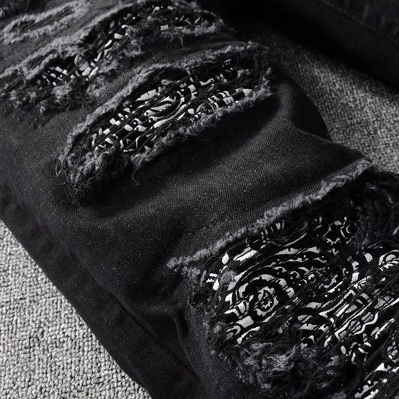 "Bandanna Black" Jeans