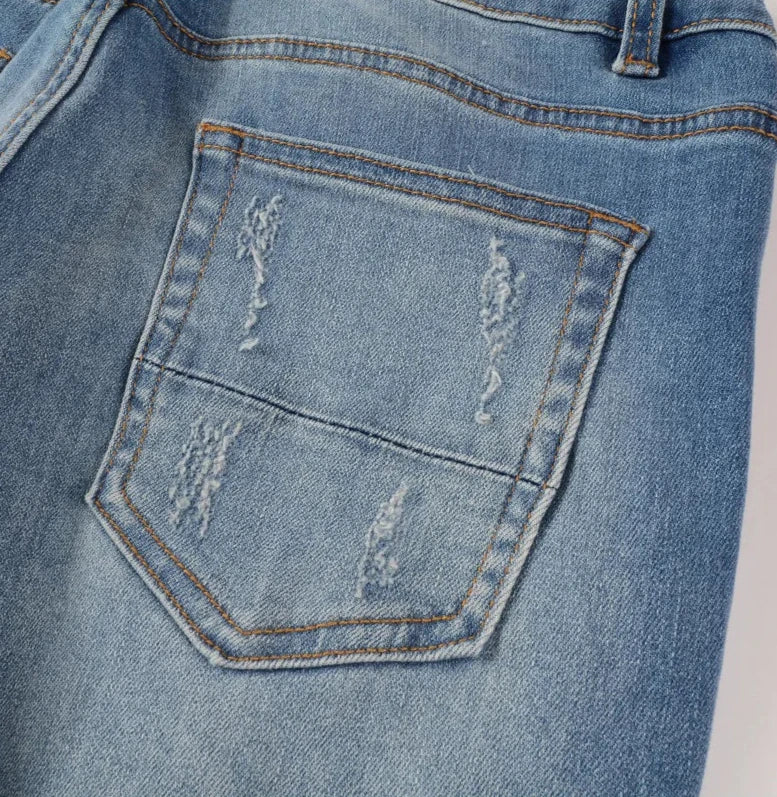 "Patch Blue" Jeans