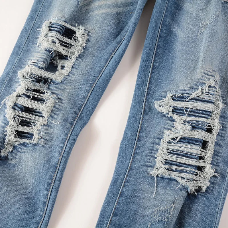 "Patch Blue" Jeans