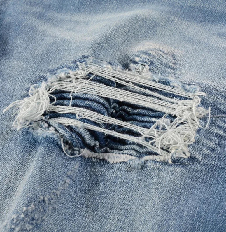 "Patch Blue" Jeans